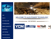 Tablet Screenshot of alex-power.com